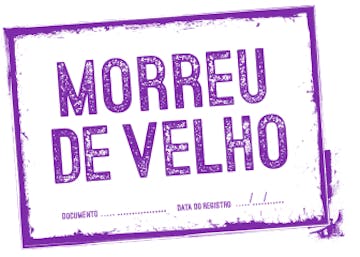 Nubank Vida: purple stamp written that the life insurance as you knew morreu de velho.