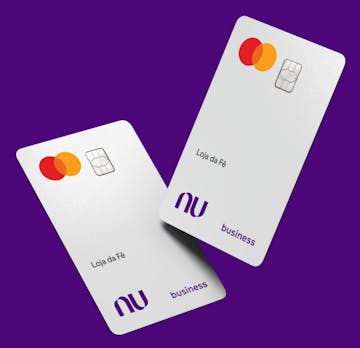 Dois cartões PJ do Nubank.